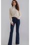 New Season High Waist Lycra Shape-Up Flare Women's Spanish Flare Jeans