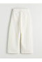 Wideleg Girls' Gabardine Trousers - 2