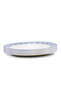 Set of 6 - Plethora 14.2 inch Hand-Glazed Ceramic Oval Platter