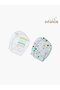 Pack of 2- Printed Cotton Baby Mittens