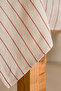 Graın 100% Cotton Tablecloth Cream-Tile Border Detailed 140X200 cm 2598 - 3