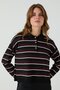 Oak Striped Sweater Black