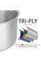 Chef's Delight 8-Piece Hammered Tri-Ply Cookware Set - Durable Stainless Steel For Induction Cooking - 8
