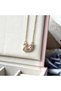 Pink Stone Swan Necklace - 2