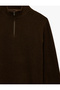 Regular Fit Long Sleeve Half Zip Sweatshirt - 3