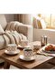 Auralin 12-Piece Tea Cup Sets - 200ml, Durable China Bone Cups Set, Serves 6 Person - 5