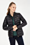 Women's Black Coat 50255858-Vr046