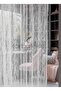 White Tree Bark Tulle Curtain Eyelet Curtain Rustic Tulle Curtain - 3