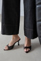 Franco Women's Heeled Wrinkled Leather Sandals Brown - 3