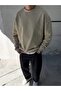 Men's Washable Crew Neck Oversize Sweatshirt - 2