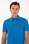 Men's Regular Fit Polo Collar Cobalt Blue T-Shirt 50324803-Vr077 - 2
