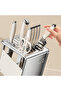 Knife Block Without Knives 2 in 1 Universal Square Knife Holder for Kitchen - 8