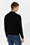 Men's Black Basic Knitwear Cardigan 50253442-Vr046 - 5