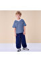 Kid's Relaxed Cotton Crew Neck Embroidered Tee - 2