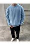 Men's Crew Neck Oversize Knitwear Sweater - 3