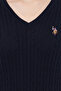 Women's Navy Blue Basic Sweater 50255662-Vr033 - 6