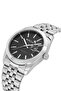 Men's Wristwatch with Lens Calendar Silver Black Color Pl-7074E3X