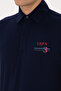 Men's Regular Fit Polo Neck Navy Blue T-Shirt 50324803-Vr033 - 7