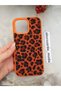 Luxury Phone Case with Leopard Print Velvet Fabric Compatible with iPhone 16 Pro Max - 2