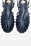 Liss Navy Blue Leather Women's Sandals - 2
