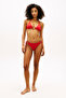 Women's Triangle Rp Orange Bikini Top - 4