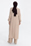 Sanem Double Set Viscose Star Fabric Beige- 422606 - 6