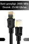 كابل إيثرنت M110XF Cat8 بطول 3 أمتار 40 جيجابت في الثانية 2000 ميجاهرتز S/FTP 26AWG كابل شبكة - 2