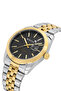Men's Wristwatch with Lens Calendar Gold Silver Black Color Pl-7074E6X