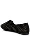 Women's Perforated Ballerinas in Black - 3
