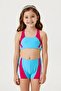 Girls' Swimmer Bikini Set with Boxer Shorts - 2
