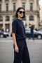 Women's Crew Neck Short Sleeve Modal Two-Piece Set - 5
