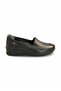 Amelia-H 48002 Black Skin Leather Comfort Women's Shoes - 3