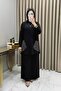 Nesli̇han Team 1. Sınıf Sandy Fabric Women's Black Sequin Detailed Pants Suit