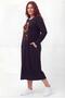 Women's Plus Size Tassel Detail Long Sleeve Dress - 3
