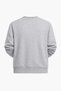Gray Oversize Printed Women's Sweatshirt - 3