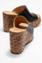 Saraly Women Genuine Leather Slipper Black - 3