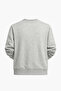 Gray Oversize Printed Women's Sweatshirt - 4