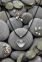 Natural Crystal Quartz Stone Heart Pendant - Transparent Nefrite Stone - 4