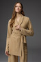 Shawl Collar Dressing Gown Trousers 2-Piece Set Bm-1810