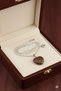 Brown and Mahogany Toned Natural Stone Women's Heart Necklace - 2
