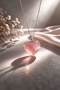 Natural Pink Quartz Stone Heart Pendant - Stone of Love and Affection