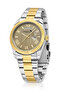 Moon Day Display Calendar Men's Wristwatch Gold Silver Color Pl-7076E9X - 3