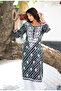 Black Rayon Bandhani Printed Kurta - 4