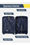 2-Piece Hard Shell Luggage Set (20'' & 24'') – Lightweight, TSA Lock & 360° Spinner Wheels - 4