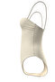 Women's Strapless Ancient White One-Piece Swimsuit - 2