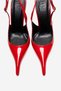 Candy Red Patent Leather Pointed Toe Women's Shoes Heeled Shoes - 2