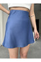 Short Satin Skirt - 5