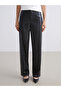 Lcw Vision Black Dar Fit Women's Leather-Look Pants - 2
