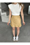 Short Satin Skirt - 4