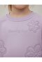 O La La Girl's Transitional Floral Lilac Sweatshirt 3-12 Years - 3